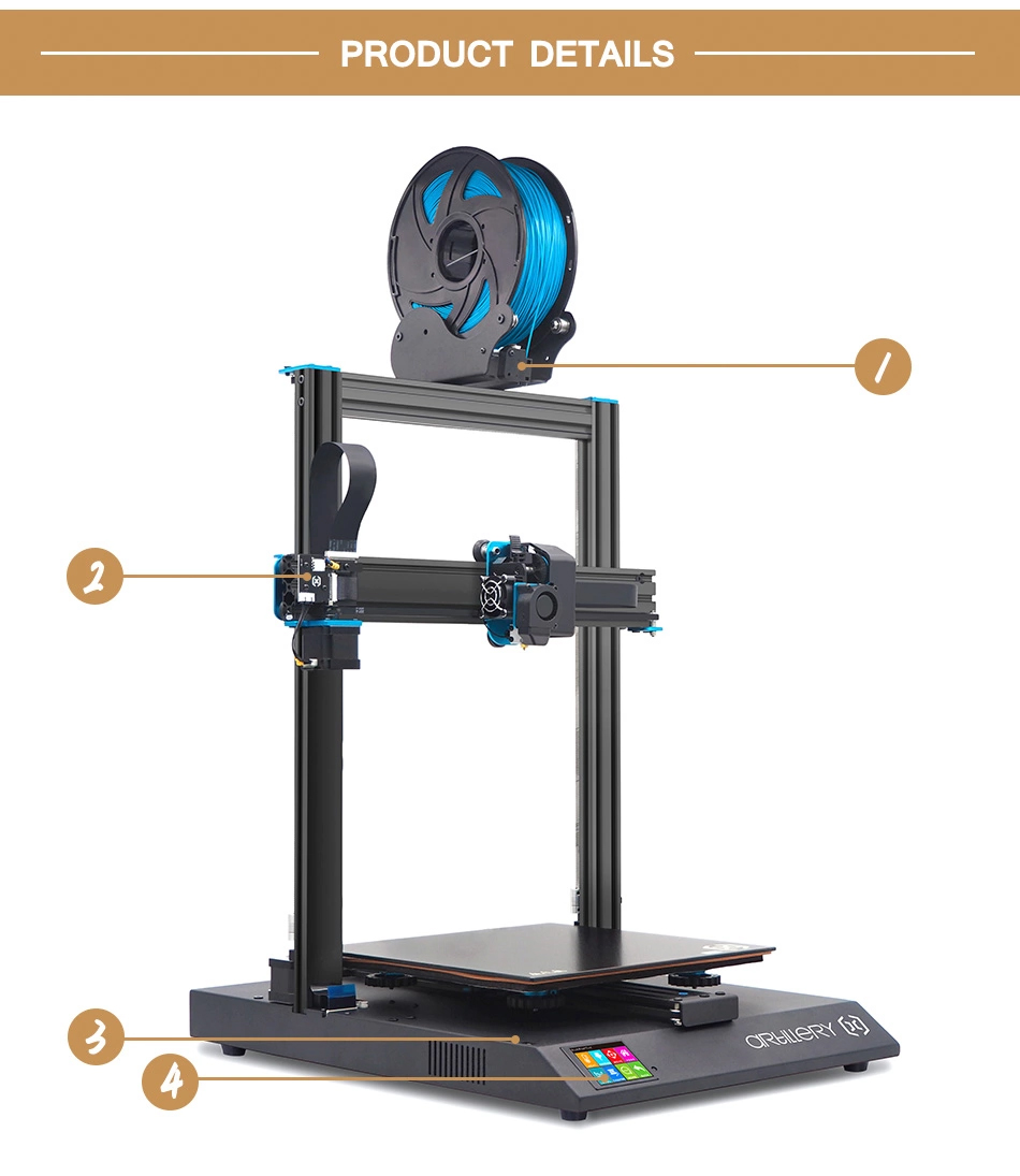 Artillery Sidewinder X1 SW-X1 3D Printer 300x300x400mm Large